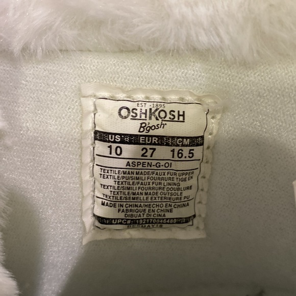 OshKosh B’gosh girls winter snow boot - Picture 5 of 6